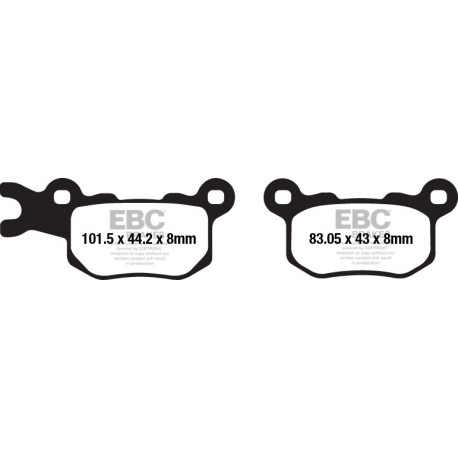 Спирачни дискове EBC Мото EBC Спирачни накладки FA685R | race-shop.bg