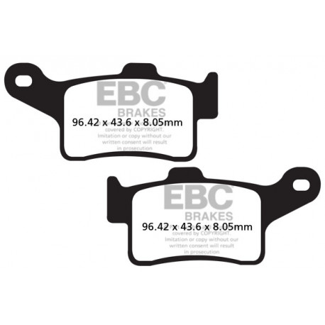 Спирачни дискове EBC Мото EBC Спирачни накладки FA631HH | race-shop.bg