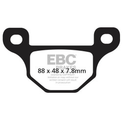 EBC Накладки за ръчна спирачка FA481