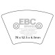 Спирачни дискове EBC Мото EBC Спирачни накладки Organic FA FA026 | race-shop.bg