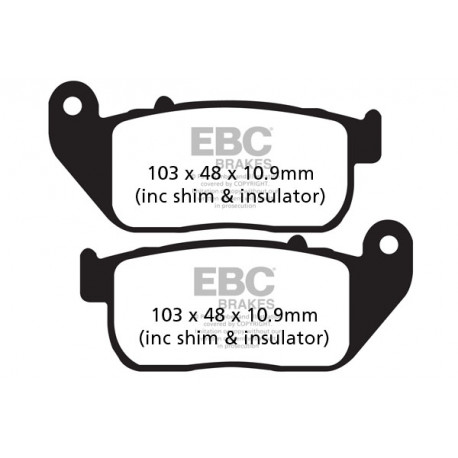 Спирачни дискове EBC Мото EBC Спирачни накладки FA381 | race-shop.bg