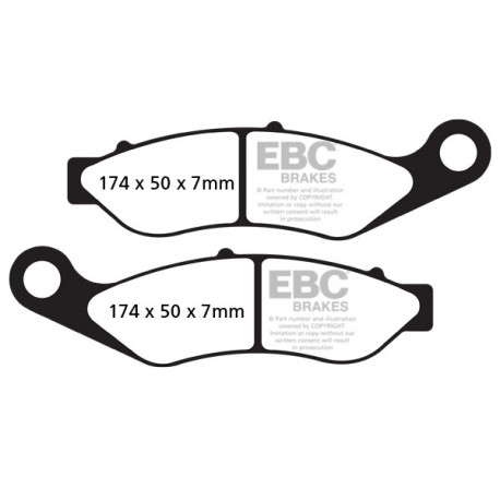 Спирачни дискове EBC Мото EBC Спирачни накладки FA638 | race-shop.bg