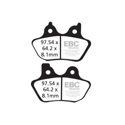 EBC Спирачни накладки V Semi-Sintered FA400V