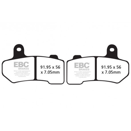 Спирачни дискове EBC Мото EBC Спирачни накладки FA409VLD | race-shop.bg