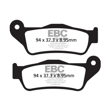 Спирачни дискове EBC Мото EBC Спирачни накладки Double-H Sintered FA643HH | race-shop.bg