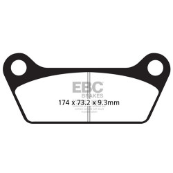 EBC Спирачни накладки V Semi-Sintered FA079V