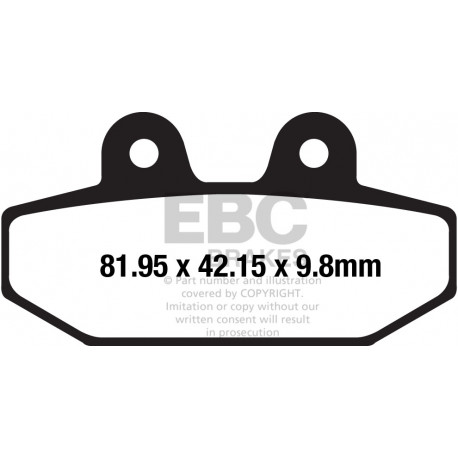 Спирачни дискове EBC Мото EBC Спирачни накладки FA710V | race-shop.bg