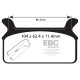 Спирачни дискове EBC Мото EBC Спирачни накладки V Semi-Sintered FA201V | race-shop.bg