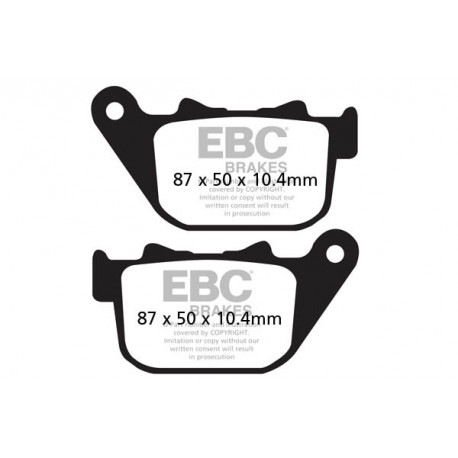Спирачни дискове EBC Мото EBC Спирачни накладки FA387HH | race-shop.bg