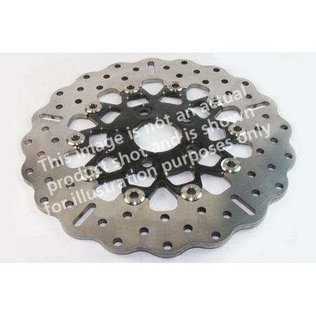 Спирачни дискове EBC Мото EBC Спирачен диск Custom Touring RSD019BLK | race-shop.bg