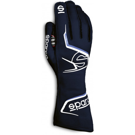 Ръкавици Състезателни ръкавици Sparco Arrow с FIA (външни шевове) син | race-shop.bg