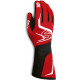 Състезателни ръкавици Sparco Tide с FIA (външни шевове) червен
