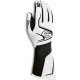 Състезателни ръкавици Sparco Tide с FIA (външни шевове) бял