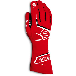 Състезателни ръкавици Sparco Arrow Karting (външен шев) червен