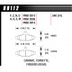 Накладки HAWK performance Задни накладки Hawk HB112E.540, Race, min-max 37°C-300°C | race-shop.bg