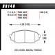 Накладки HAWK performance Предни накладки Hawk HB148M.560, Race, min-max 37°C-500°C | race-shop.bg
