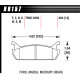 Накладки HAWK performance Задни накладки Hawk HB157E.484, Race, min-max 37°C-300°C | race-shop.bg
