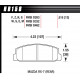 Накладки HAWK performance Задни накладки Hawk HB158E.515, Race, min-max 37°C-300°C | race-shop.bg