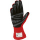 Акция Състезателни ръкавици OMP First-S с FIA (вътрешни шевове) червен | race-shop.bg