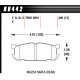 Накладки HAWK performance Задни накладки Hawk HB442W.496, Race, min-max 37°C-650°C | race-shop.bg