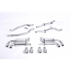 Cat-back Milltek изпускателна система Porsche Cayenne 958 Turbo 2010-2014