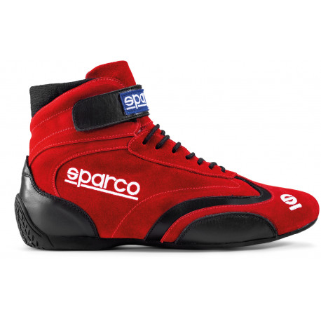 Обувки Състезателен обувки Sparco TOP с FIA удобрение, червени | race-shop.bg