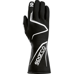 Състезателни ръкавици Sparco LAND+ с FIA (вътрешни шевове) черен