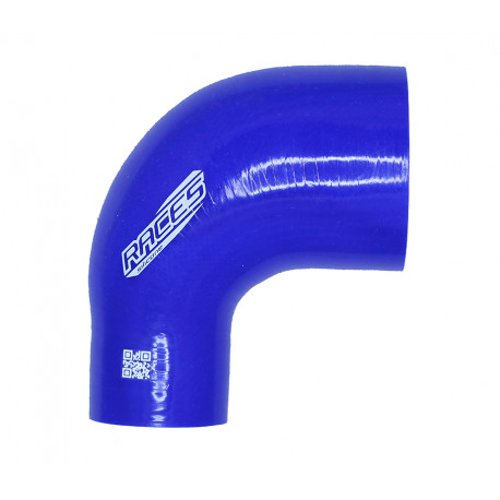 Колена 90° редукционни Редуциращо силиконово коляно RACES Silicone 90° - 57мм (2,25") до 63мм (2,5") | race-shop.bg