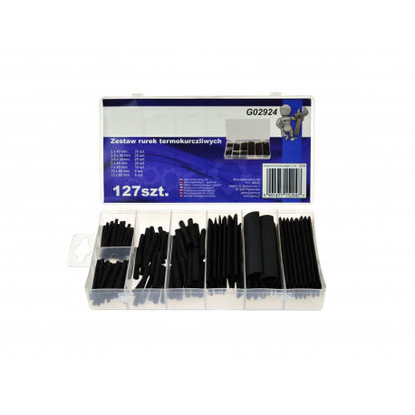 Тръби и държачи за кабели Комплект термосвиваеми ръкави - различни размери (127 бр) | race-shop.bg