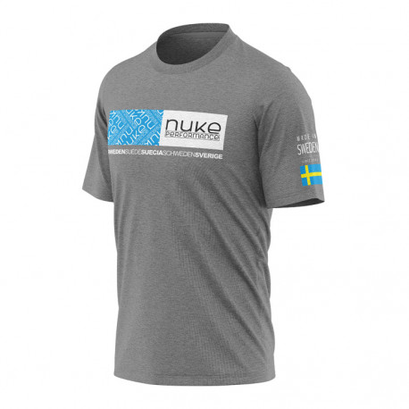 Тениски Тениска NUKE PERFORMANCE, сив | race-shop.bg