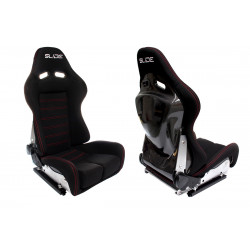 Състезателна седалка SLIDE X3 Carbon Black S