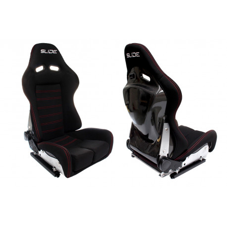 Спортни седалки без одобрение на FIA-регулируеми Състезателна седалка SLIDE X3 Carbon Black S | race-shop.bg