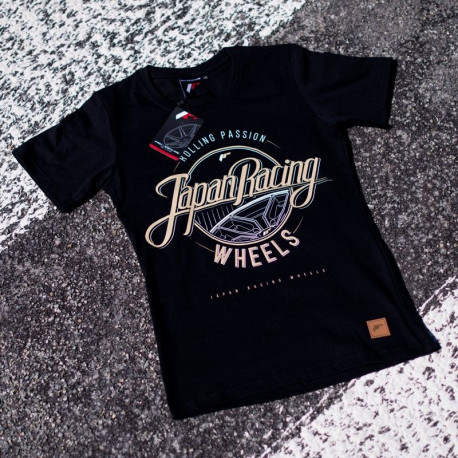 Тениски Дамска тениска JAPAN RACING Rolling Passion, черен | race-shop.bg