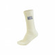 OMP Nomex чорапи с FIA одобрение, високи бял