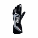 Ръкавици Състезателни ръкавици OMP First EVO с хомологация от FIA (външен шев) черно / сиво / бяло | race-shop.bg