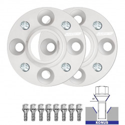 Комплект от 2бр фланци (болтове) за Audi 80 B1 - 40mm, 4x100, 57,1