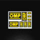 Изключватели за акумулатори и аксесоари Рали стикери OMP | race-shop.bg