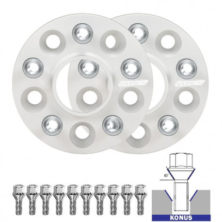 За конкретен модел Комплект от 2бр фланци (с резба) за Maserati GranCabrio MC&nbsp;&nbsp;- 25mm, 5x114.3, 67,1 | race-shop.bg