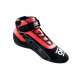 Акция Състезателен обувки OMP KS-3 чернo/червени | race-shop.bg