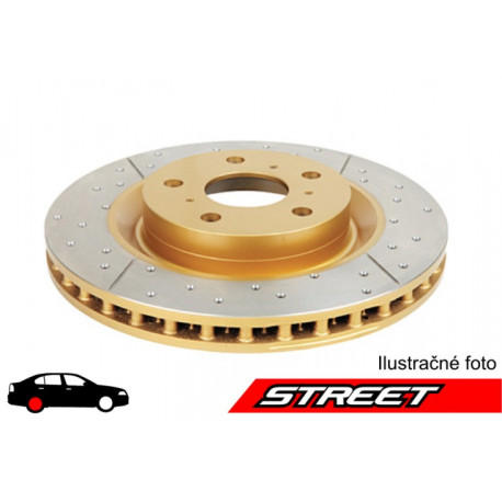 Спирачни дискове и накладки DBA DBA Street Series X-GOLD DBA553X (2 бр.) | race-shop.bg