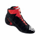 Обувки FIA състезателени обувки OMP FIRST черно/червени | race-shop.bg