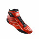 Обувки FIA състезателени обувки OMP ONE-S червени | race-shop.bg