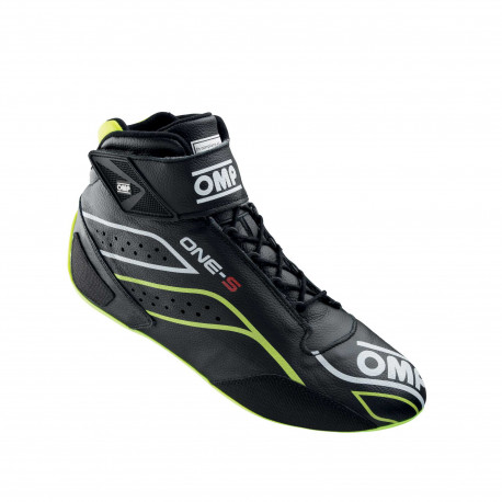Обувки FIA състезателени обувки OMP ONE-S черно/жълти | race-shop.bg