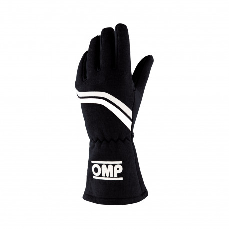 Ръкавици Състезателни ръкавици OMP DIJON с FIA (вътрешни шевове) черни | race-shop.bg