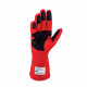 Ръкавици Състезателни ръкавици OMP DIJON с FIA (вътрешни шевове) red | race-shop.bg