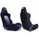 Спортни седалки без одобрение на FIA-регулируеми Състезателна седалка K700 ЧЕРНА | race-shop.bg