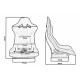 Спортни седалки без одобрение на FIA Състезателна седалка EVO PVC CARBON ЧЕРНА | race-shop.bg
