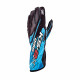 Ръкавици Състезателни ръкавици OMP KS-2 ART (външен шев) black / blue | race-shop.bg