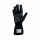 Ръкавици Състезателни ръкавици OMP First EVO с хомологация от FIA (външен шев) черно / бяло / жълто | race-shop.bg