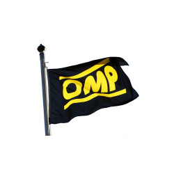 Флаг със OMP logo